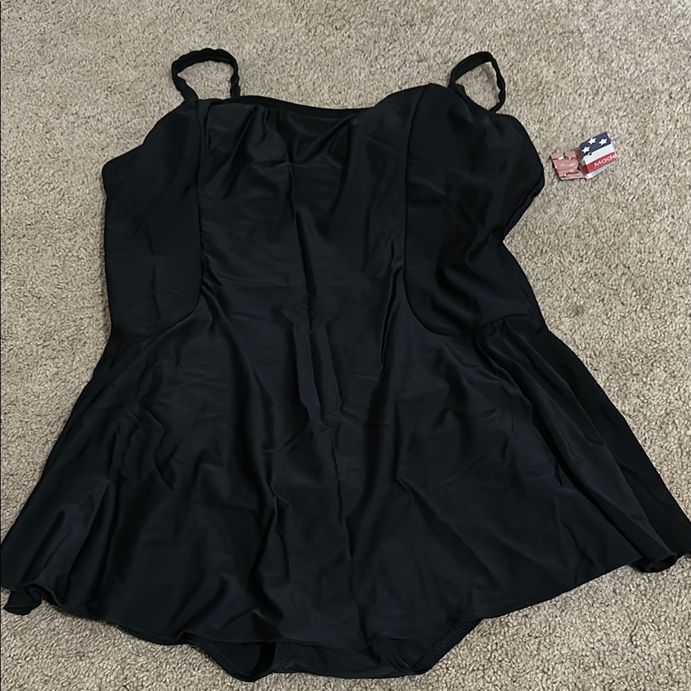 Swim Dress - 20W - new - Black